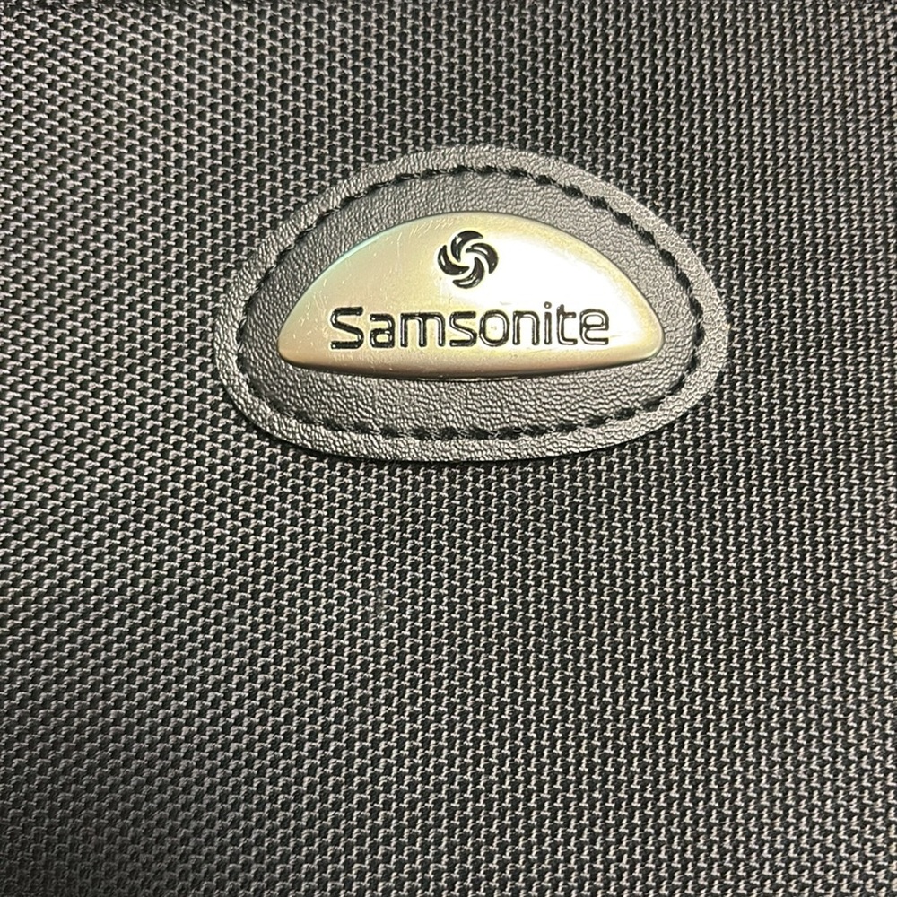 Samsonite Travel Suitcase Briefcase Bag Black with Handle and Detachable Strap - Picture 5 of 13